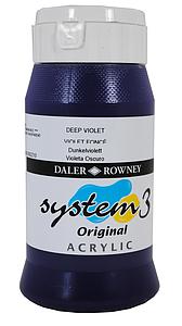 DALER-ROWNEY SYSTEM3 500ML - 408 VIOLET DONKER