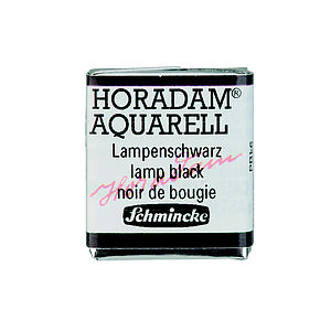 SCHMINCKE HORADAM AQUARELL 1/2NAP - 781 LAMPENZWART