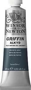 GRIFFIN ALKYD TUBE 37ML - 465 PAYNES GRIJS