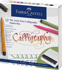 PITT ARTIST PEN - CALLIGRAPHY STUDIO BOX - 12ST.