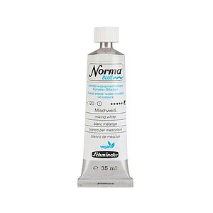 NORMA BLUE WATERMIXABLE OILPAINT TUBE 35ML S1 - 112 MIXING WHITE