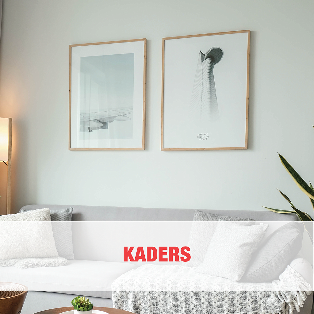 KADERS MET GLAS