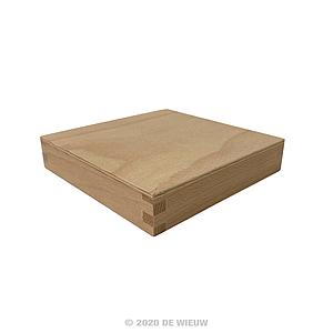 CASANI HOUTEN SCHILDERPANEEL - 15x15x3CM