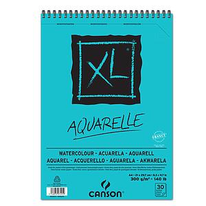 XL SPIRAALBLOK AQUARELLE 300G 30VEL DINA4 21x29.7CM