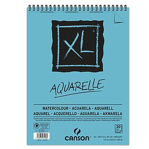 XL SPIRAALBLOK AQUARELLE 300G 30VEL DINA3 29.7x42CM