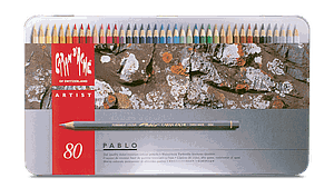 PABLO KLEURPOTLODEN SET 80 STUKS