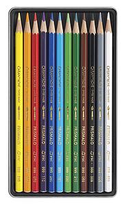 PRISMALO AQUARELLE METALEN SET 12 KLEUREN