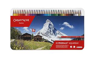 PRISMALO AQUARELLE METALEN SET 80 KLEUREN