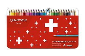 SWISSCOLOR AQUARELLE METALEN SET 40 KLEUREN