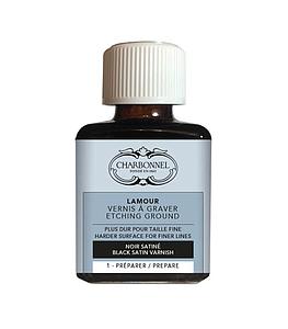 LAMOUR BLACK SATIN HARD GROUND - 75ML