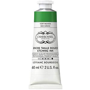 INTAGLIO ETCHING INK - MEDIUM GREEN - 60ML