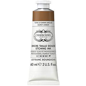 INTAGLIO ETCHING INK - BURNT UMBER - 60ML