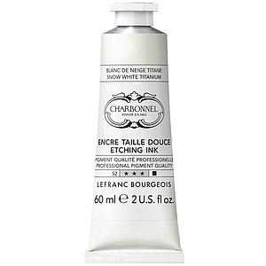 INTAGLIO ETCHING INK - SNOW WHITE TITANIUM - 60ML
