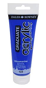 DALER-ROWNEY GRADUATE 120ML - 123 ULTRAMARIJN