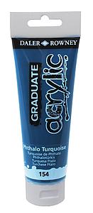 DALER-ROWNEY GRADUATE 120ML - 154 PHTALOTURQUOISE