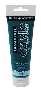 DALER-ROWNEY GRADUATE 120ML - 386 PHTALOGROEN