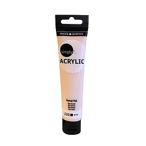 DALER-ROWNEY SIMPLY 75ML – 220 ZACHT ROZE