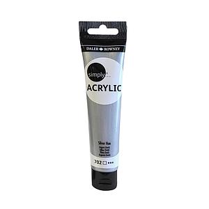 DALER-ROWNEY SIMPLY 75ML – 702 ZILVER