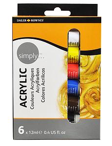 DALER-ROWNEY SIMPLY SET - 6 X 12ML