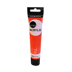 DALER-ROWNEY SIMPLY 75ML – 660 ORANJE