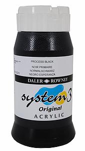 SYSTEM3 POT 500ML - 040 PROCES ZWART