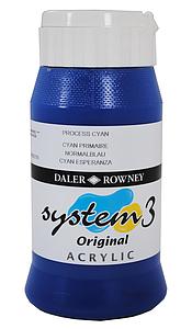 SYSTEM3 POT 500ML - 120 PROCES CYAAN