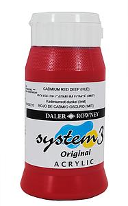 SYSTEM3 POT 500ML - 504 CADMIUMROOD DONKERE TINT