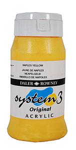 SYSTEM3 POT 500ML - 634 NAPELSGEEL