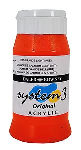 SYSTEM3 POT 500ML - 638 CADMIUMORANJE LICHTE TINT