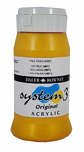 SYSTEM3 POT 500ML - 708  LICHT GOUD 