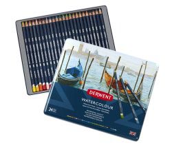 DERWENT WATERCOLOUR SET - 24 STUKS