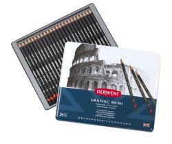 DE GRAPHIC PENCILS SET - 24 STUKS