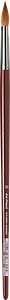 KOLINSKY OIL PAINT ROUND BRUSH 1610-24 - RED SABLE