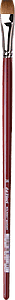 KOLINSKY OIL PAINT FLAT BRUSH 1810-14 - RED SABLE