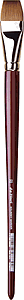 KOLINSKY OIL PAINT FLAT BRUSH 1810-22 - RED SABLE