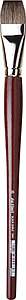 BLACK SABLE OIL PAINT FLAT BRUSH 1840-26 - BLACK SABLE