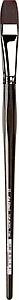 TOP ACRYL FLAT BRUSH 7185-22 - RED BROWN SYNTHETIC FIBRE