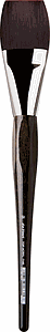 TOP ACRYL FLAT BRUSH 7185-50 - RED BROWN SYNTHETIC FIBRE
