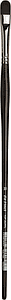 TOP ACRYL FILBERT BRUSH 7485-10 - RED BROWN SYNTHETIC FIBRE