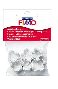 FIMO ACCESOIRES - METALEN UITSTEEKVORMEN - 6ST