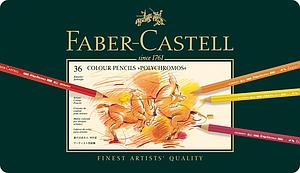 FABER-CASTELL POLYCHROMOS KLEURPOTLODEN SET - 36 STUKS