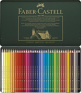 FABER-CASTELL POLYCHROMOS KLEURPOTLODEN SET - 36 STUKS