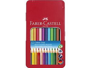 FABER-CASTELL COLOUR GRIP SET - 12 STUKS