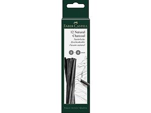 FABER-CASTELL PITT MONOCHROME HOUTSKOOL 5-8MM - 12 STUKS