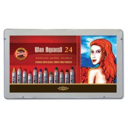 WAX AQUARELL SET 24 STUKS