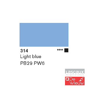 GOUACHE FLACON 85ML - 314 LICHT BLAUW