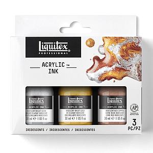 ACRYLIC INK SET - 3 IRIDESCENTKLEUREN