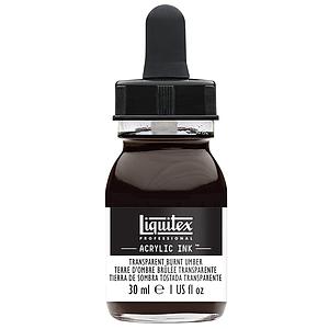 ACRYLIC INK FLACON 30ML - 130 TRANSPARENT BURNT UMBER 