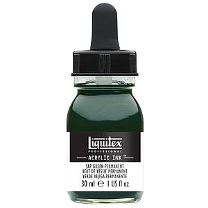 ACRYLIC INK FLACON 30ML - 315 SAP GREEN PERMANENT