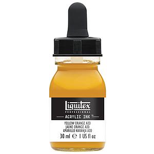 ACRYLIC INK FLACON 30ML - 414 YELLOW ORANGE AZO